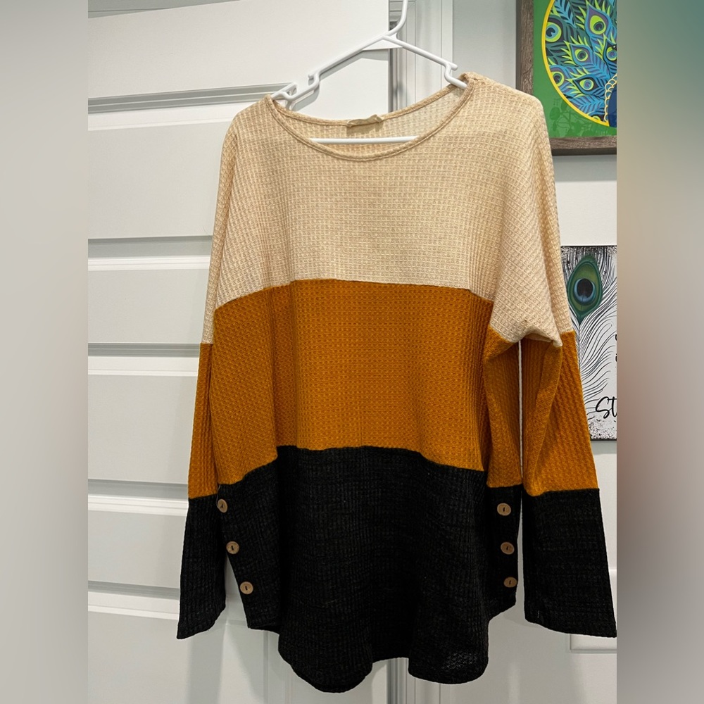 Henley style pullover